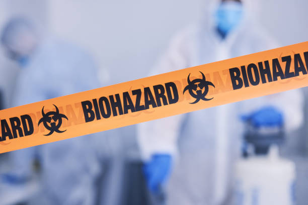 Professional Blood Cleanup technician working in Endicott, NE